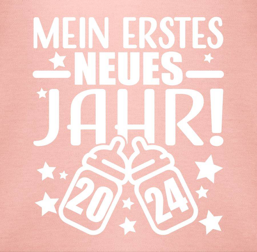 Shirtracer Mein Erstes Neues Jahr 2024 - Weiß Shirts & Mehr Shirtracer