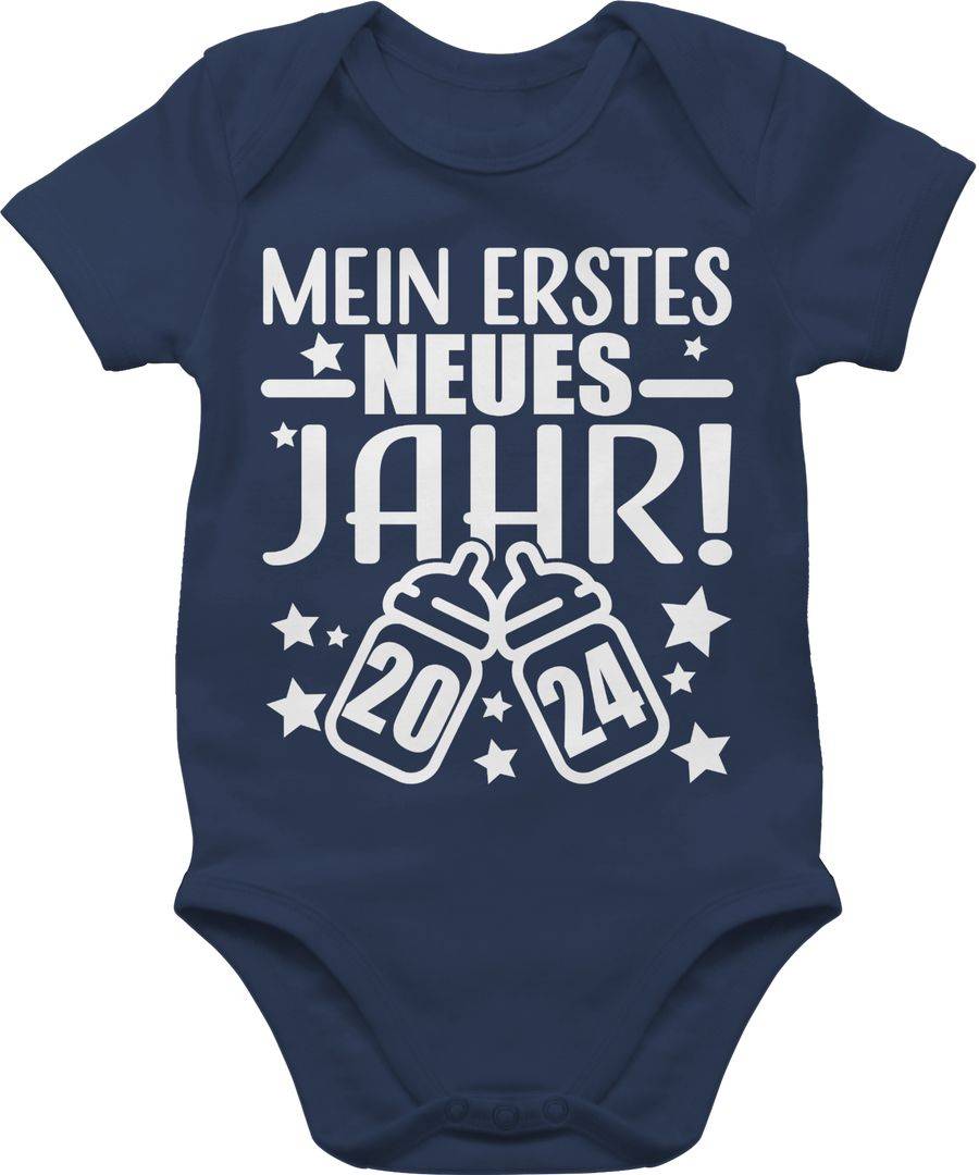 Shirtracer Mein erstes neues Jahr 2024 - weiß Shirts & Mehr Shirtracer