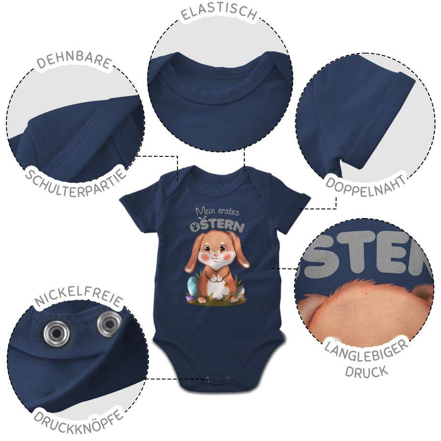 Shirtracer Mein Erstes Ostern Hase Aquarell Grau: T-Shirt Gym Bag Shirtracer