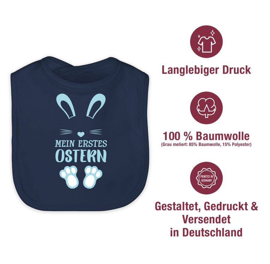 Shirtracer Mein Erstes Ostern Hase Blau: T-Shirt Rucksack Shirtracer