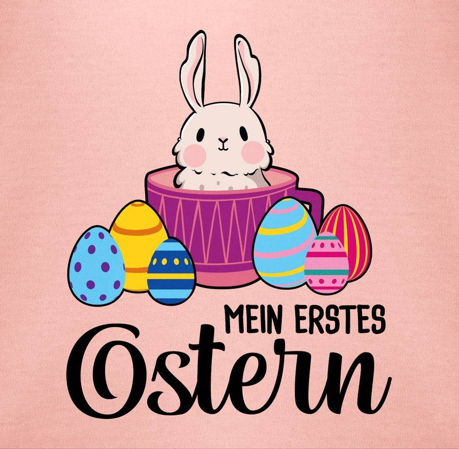 Shirtracer Mein Erstes Ostern - Hase In Tasse - Schwarz Shirts & Mehr Shirtracer