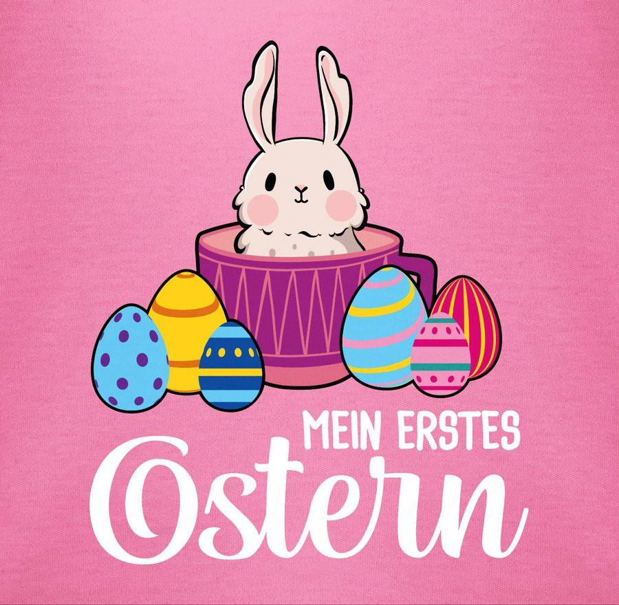 Shirtracer Mein Erstes Ostern - Hase In Tasse - Weiß Shirts & Mehr Shirtracer