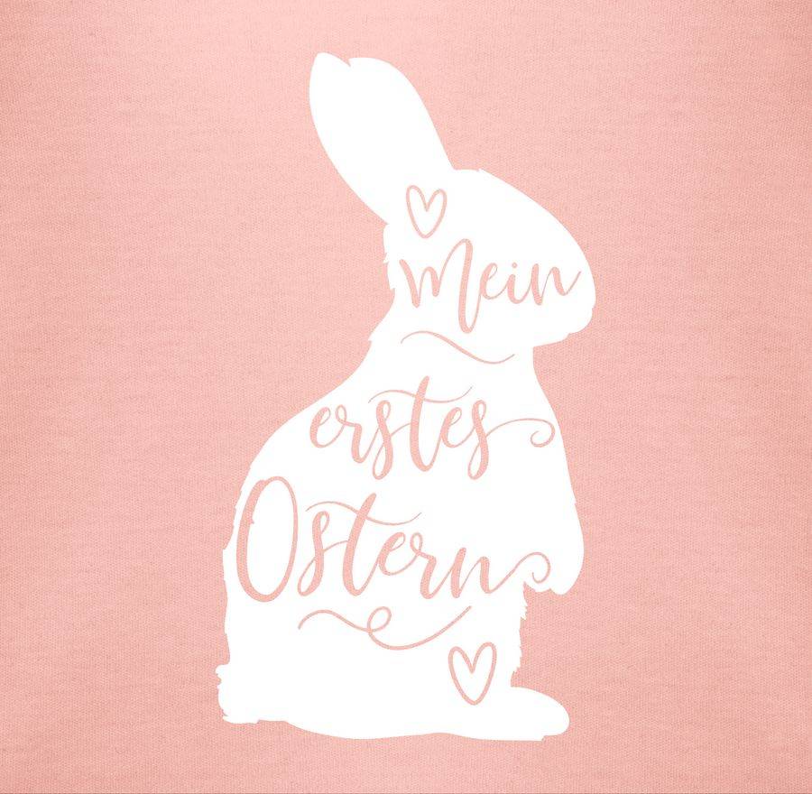 Shirtracer Mein Erstes Ostern - Hasen Silhouette - Weiß: T-Shirt Rucksack Shirtracer