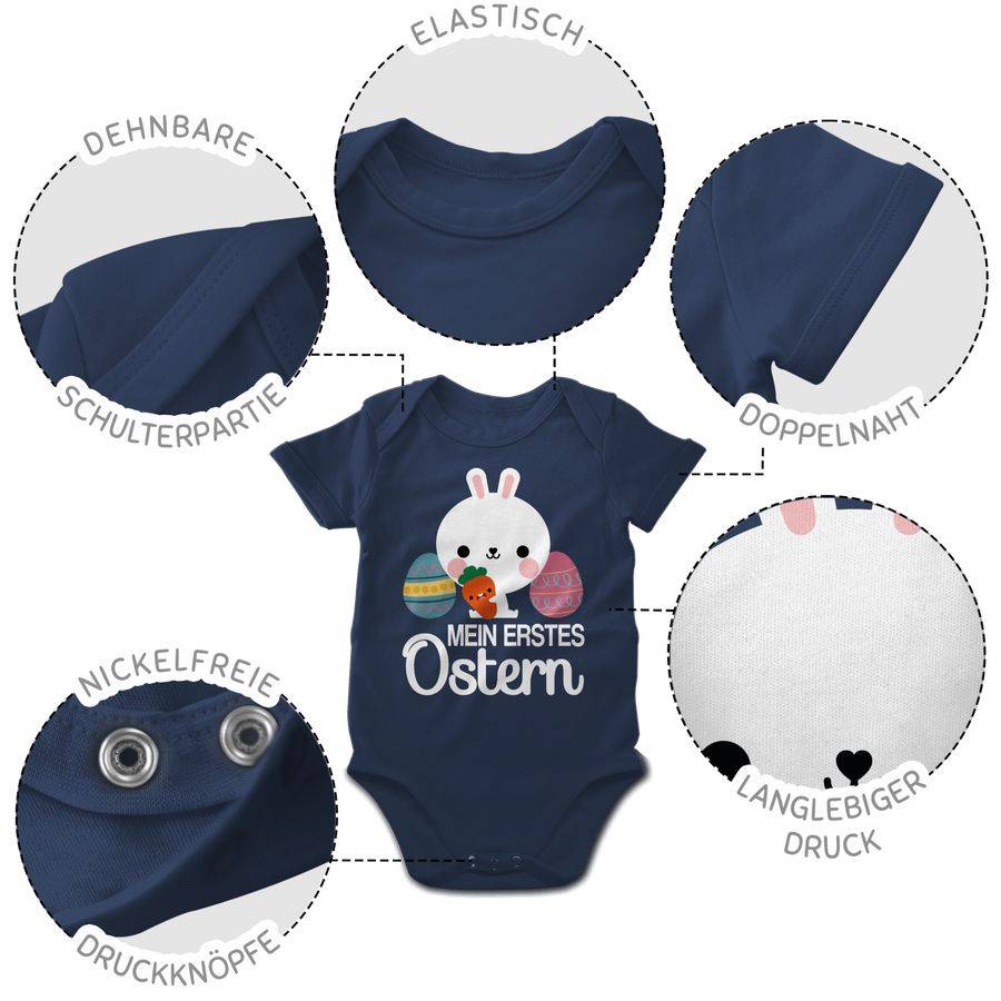 Shirtracer Mein Erstes Ostern Mit Süßem Hasen - Weiß: Tshirt Rucksack Shirtracer