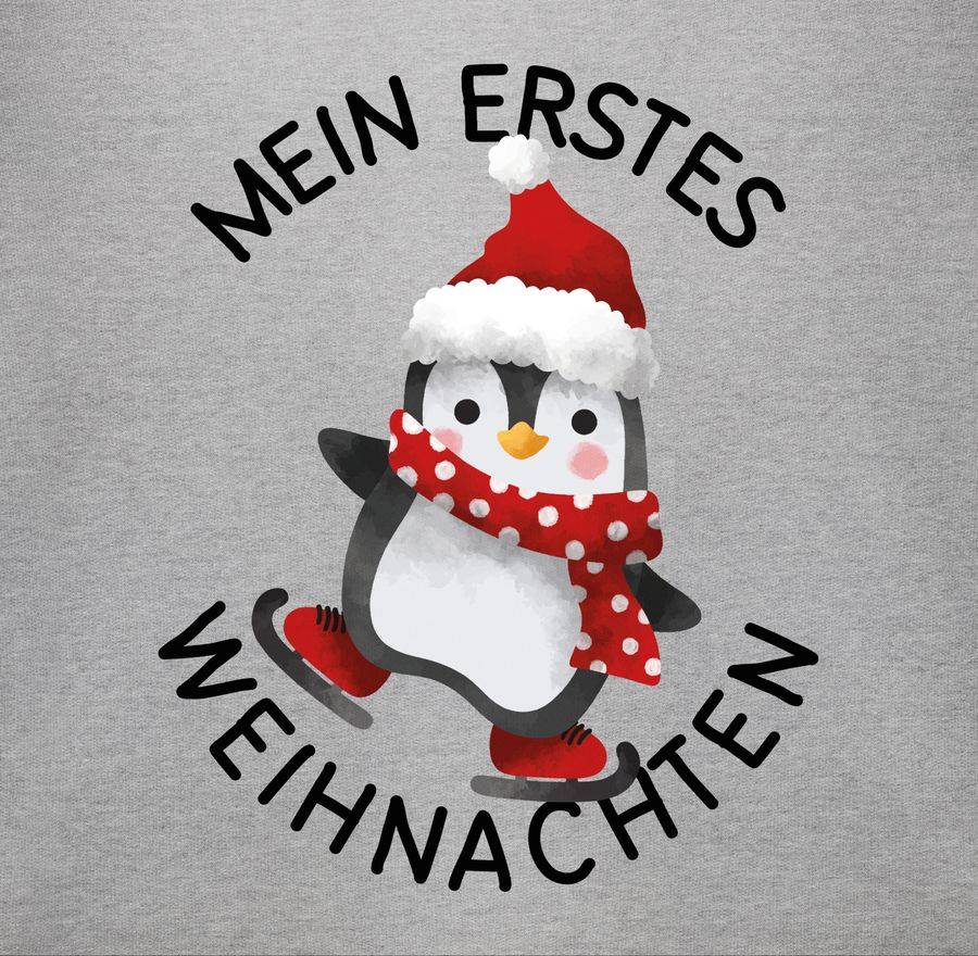Shirtracer Mein Erstes Weihnachten Mit Pinguin - Schwarz Shirts & Mehr Shirtracer