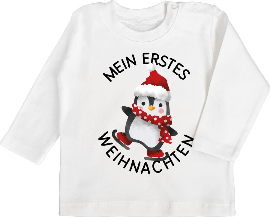 Shirtracer Mein erstes Weihnachten mit Pinguin - schwarz Shirts & Mehr Shirtracer