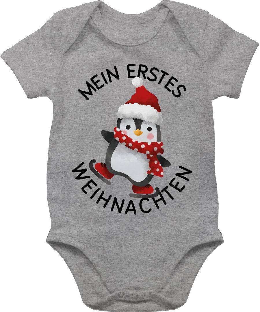 Shirtracer Mein erstes Weihnachten mit Pinguin - schwarz Shirts & Mehr Shirtracer