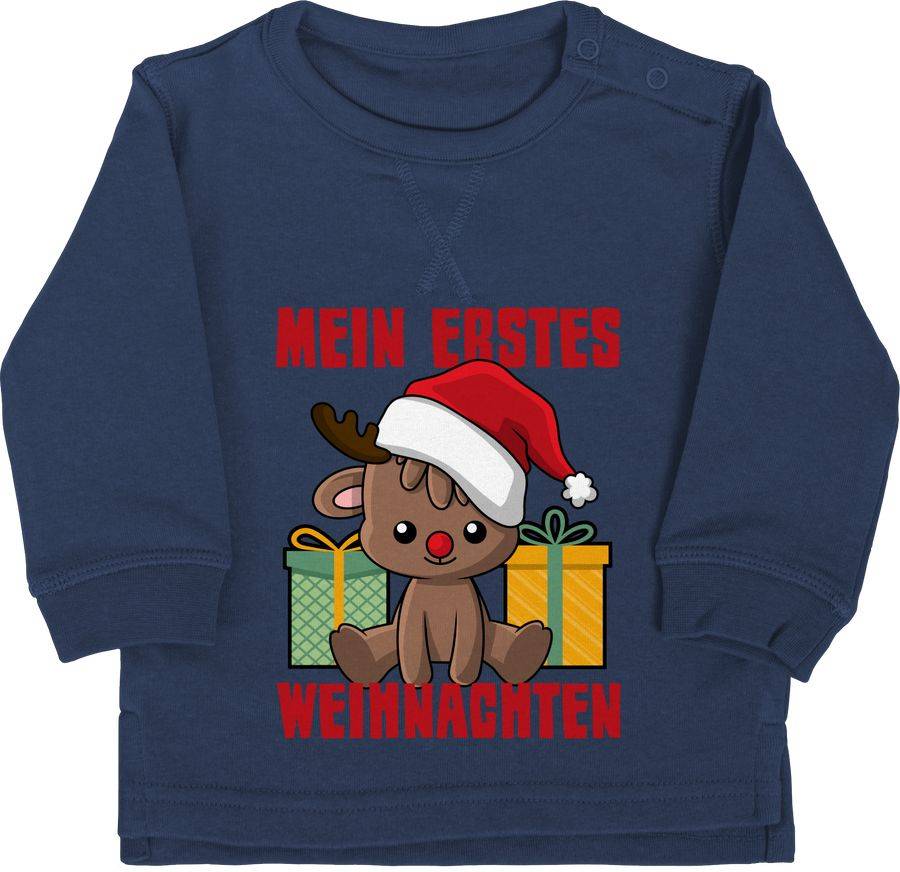 Shirtracer Mein erstes Weihnachten mit Rentier Shirts & Mehr Shirtracer
