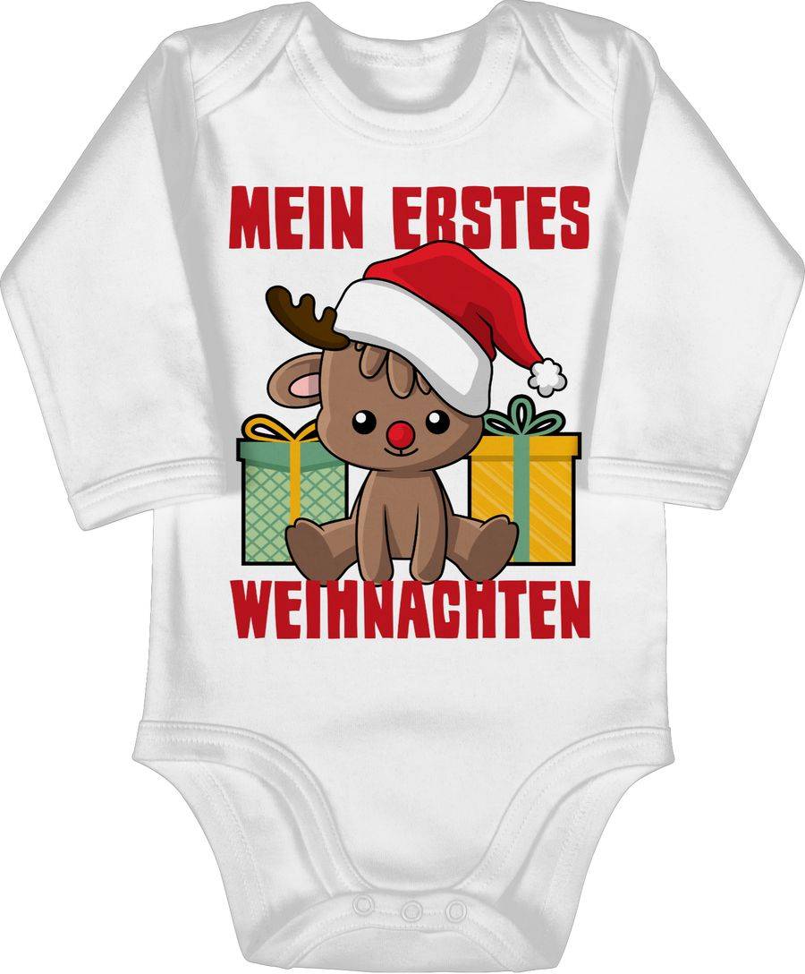 Shirtracer Mein erstes Weihnachten mit Rentier Shirts & Mehr Shirtracer