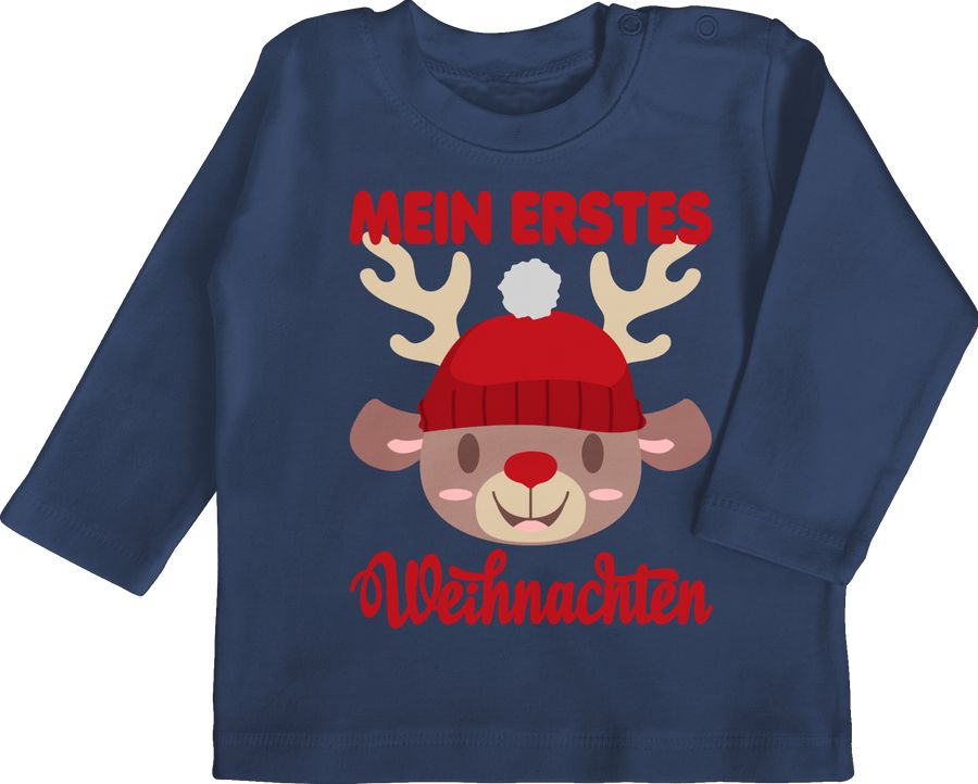 Shirtracer Mein erstes Weihnachten mit Rentier Shirts & Mehr Shirtracer