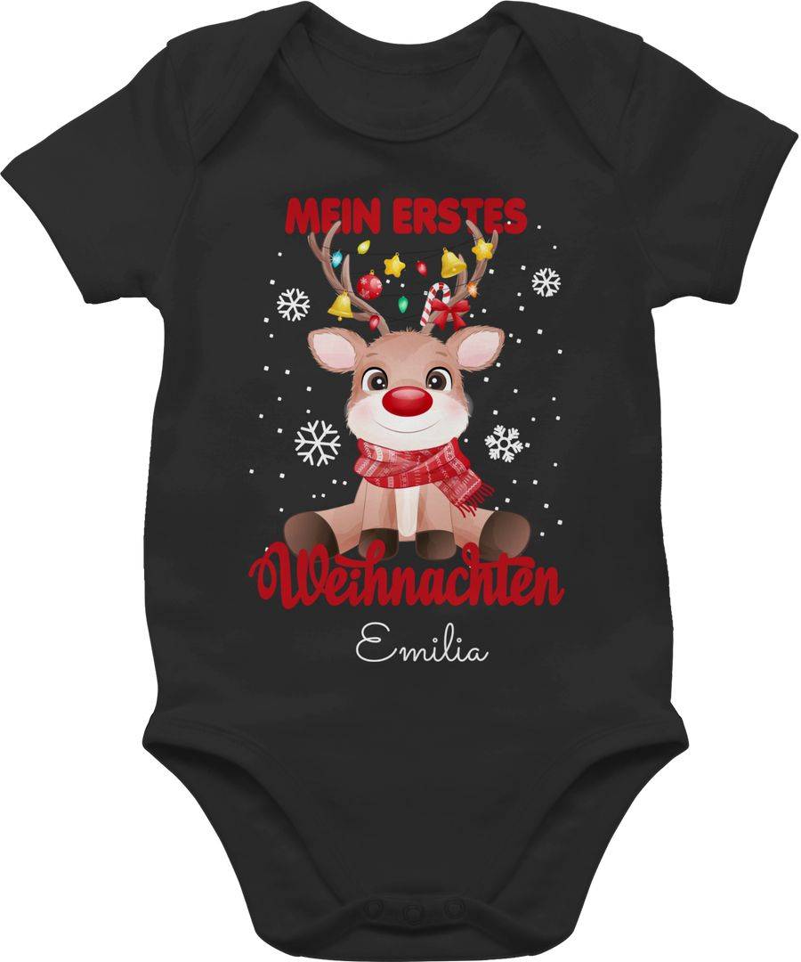 Shirtracer Mein erstes Weihnachten - Wunschname Shirts & Mehr Shirtracer