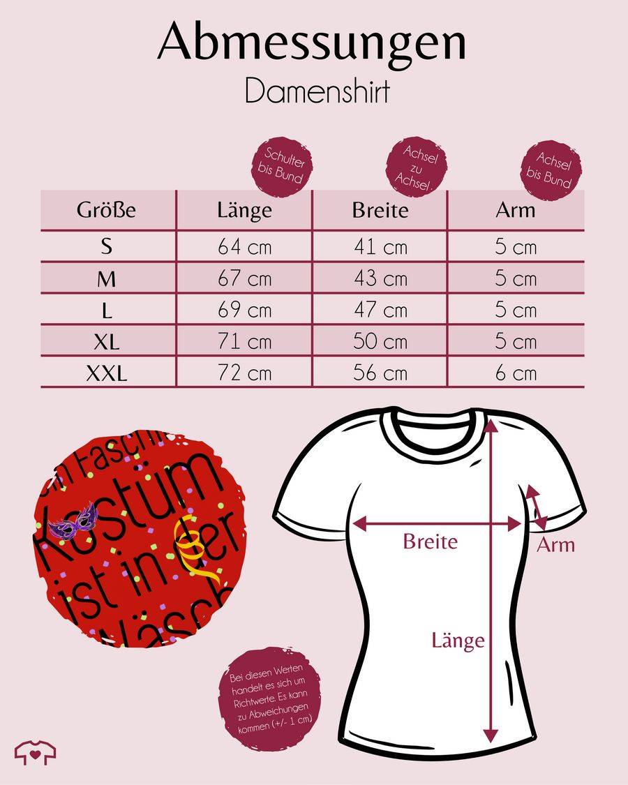 Shirtracer Mein Fasching Kostüm Ist In Der Wäsche Shirts & Mehr Shirtracer