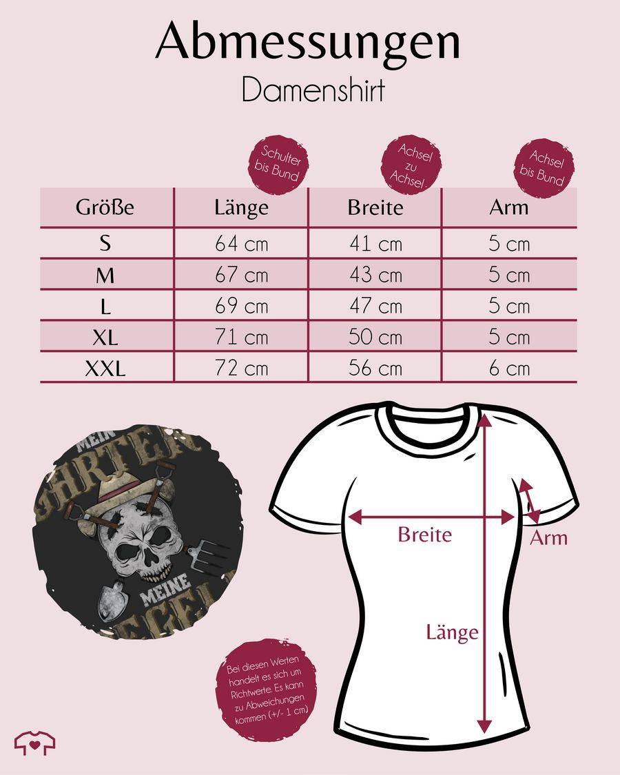 Shirtracer Mein Garten Meine Regeln - Vintage Totenkopf: Tshirt Gym Bag Shirtracer
