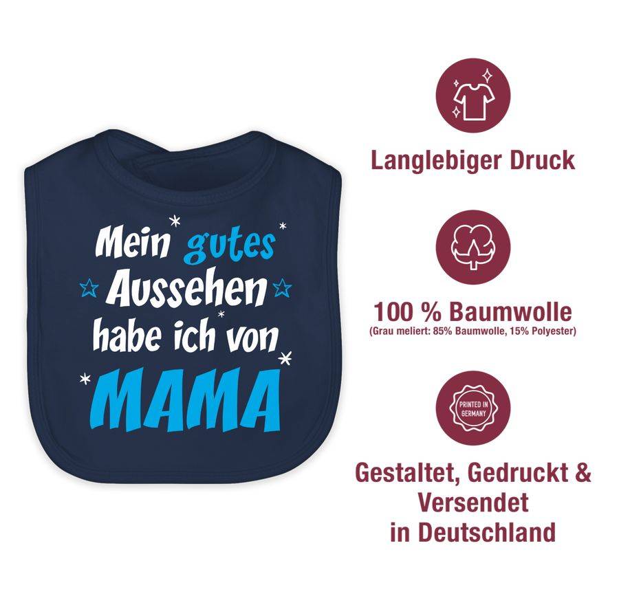 Shirtracer Mein Gutes Aussehen Mama Junge: T-Shirt Turnbeutel Shirtracer
