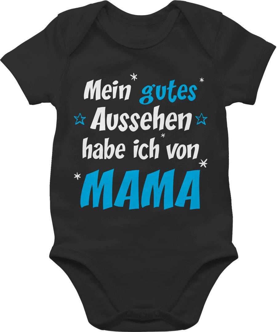 Shirtracer Mein gutes Aussehen Mama Junge: T-Shirt Turnbeutel Shirtracer