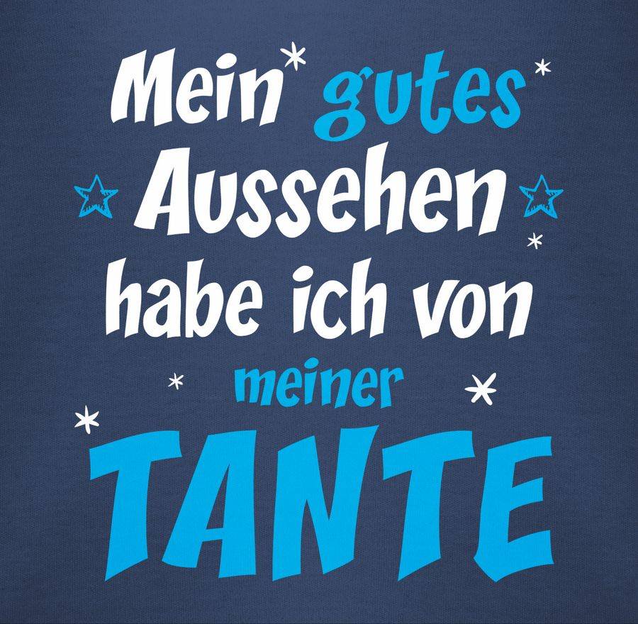 Shirtracer Mein Gutes Aussehen Tante Junge: Tshirt Turnbeutel Shirtracer
