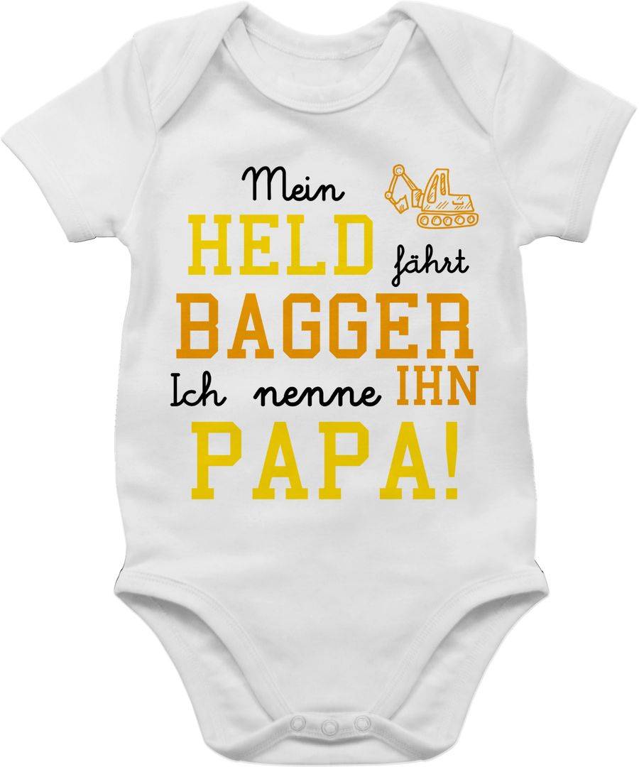 Shirtracer Mein Held fährt Bagger: T-Shirt Gym Bag Shirtracer