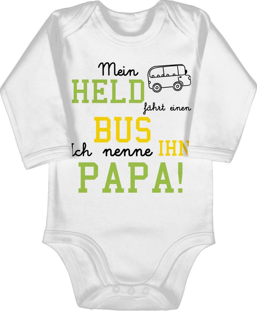 Shirtracer Mein Held fährt Bus: T-Shirt Turnbeutel Shirtracer