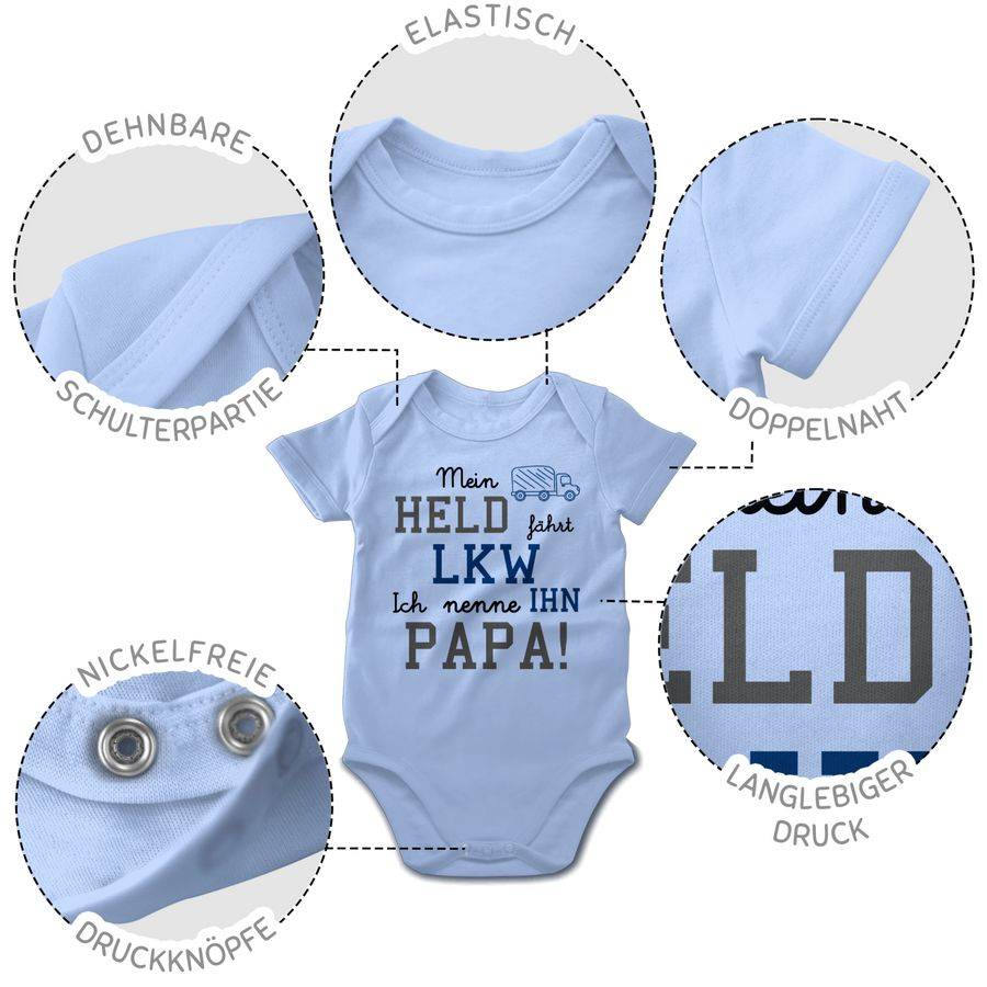 Shirtracer Mein Held Fährt LKW Shirts & Mehr Shirtracer