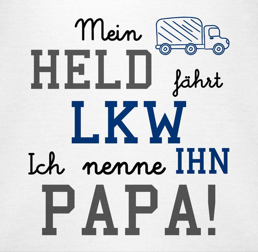 Shirtracer Mein Held Fährt LKW Shirts & Mehr Shirtracer