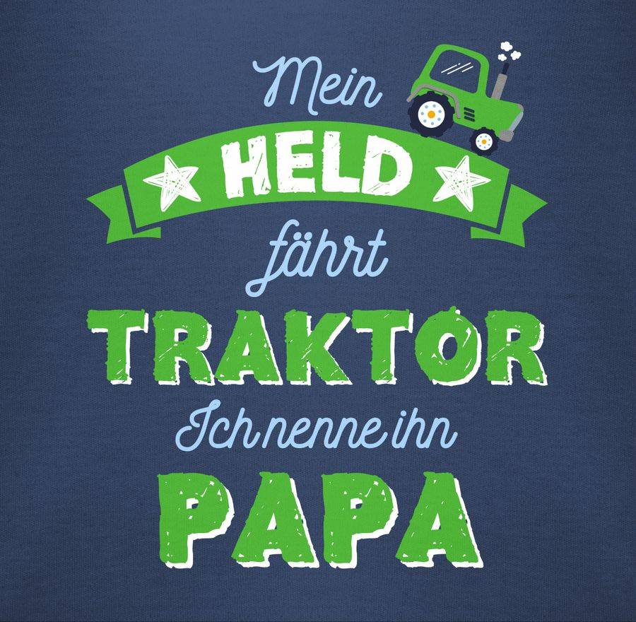 Shirtracer Mein Held Fährt Traktor Papa: T-Shirt Gym Bag Shirtracer