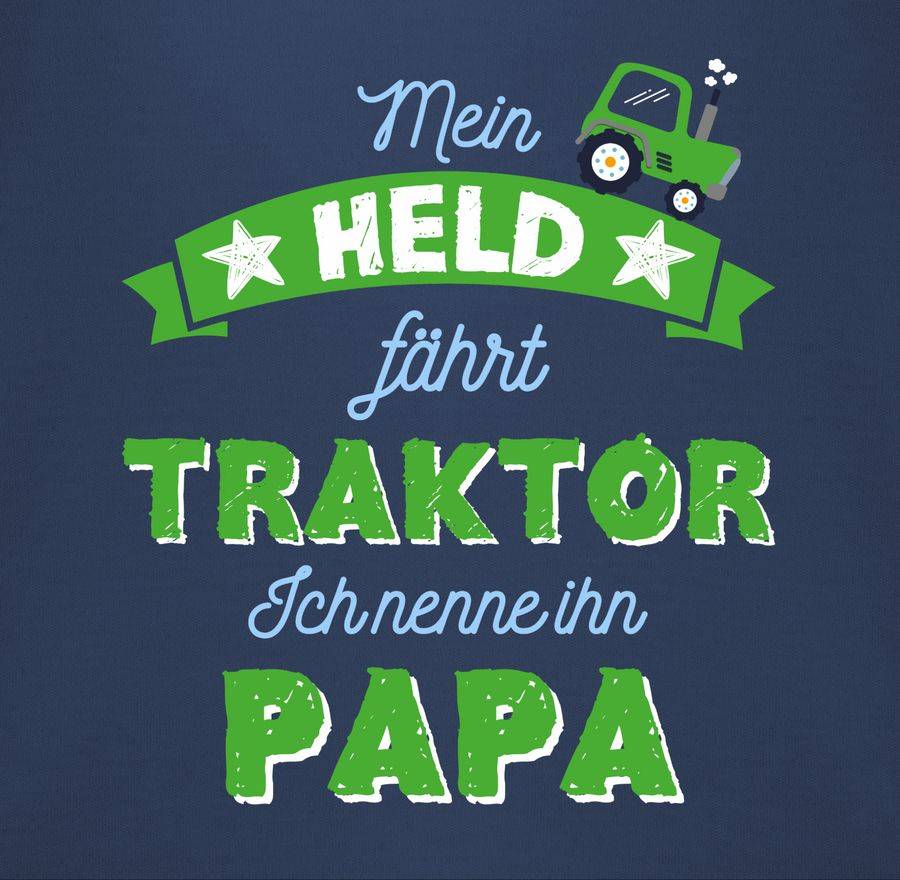 Shirtracer Mein Held Fährt Traktor Papa: T-Shirt Gym Bag Shirtracer