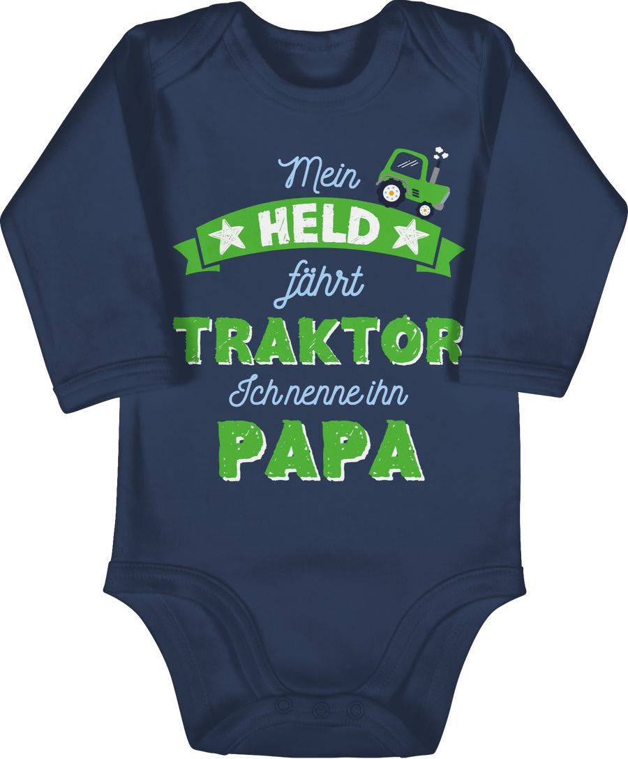 Shirtracer Mein Held fährt Traktor Papa: T-Shirt Gym Bag Shirtracer