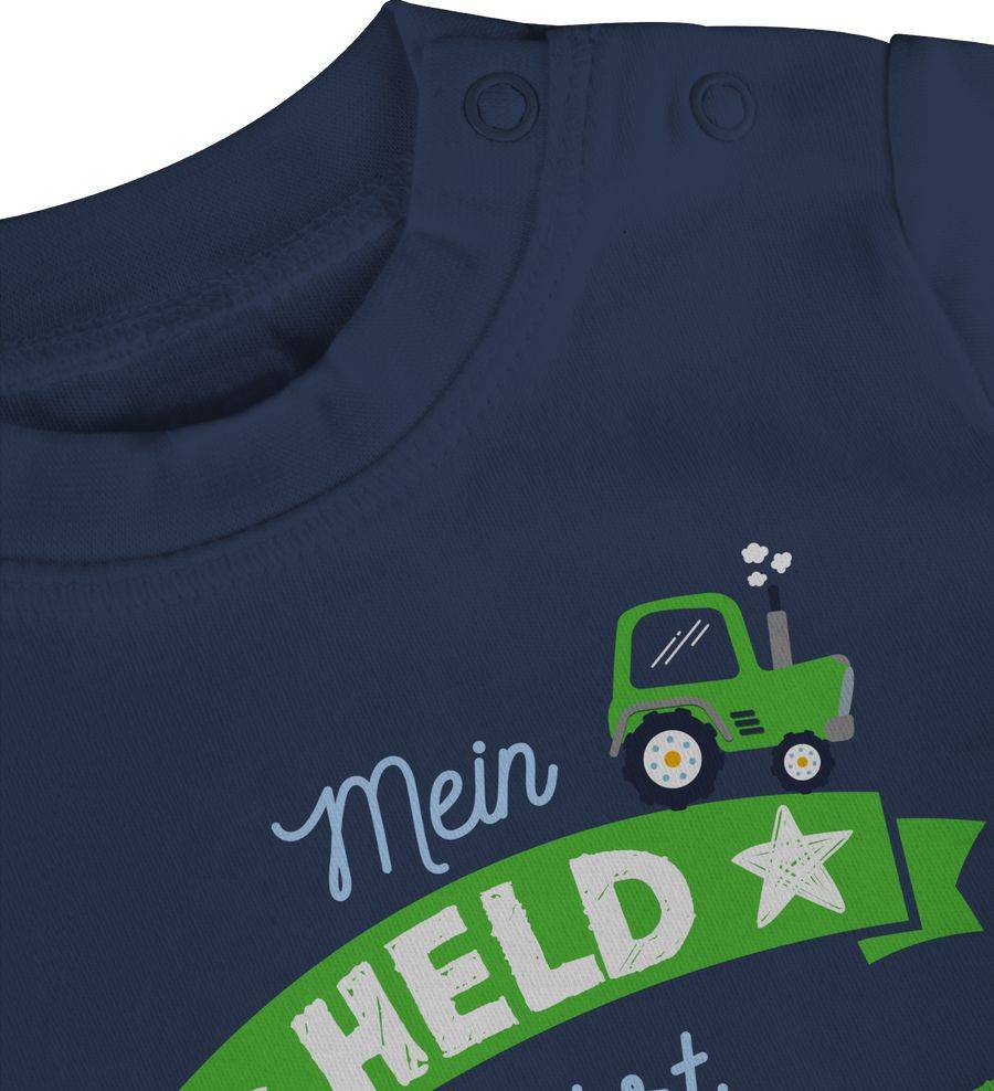 Shirtracer Mein Held Fährt Traktor Papa: T-Shirt Gym Bag Shirtracer