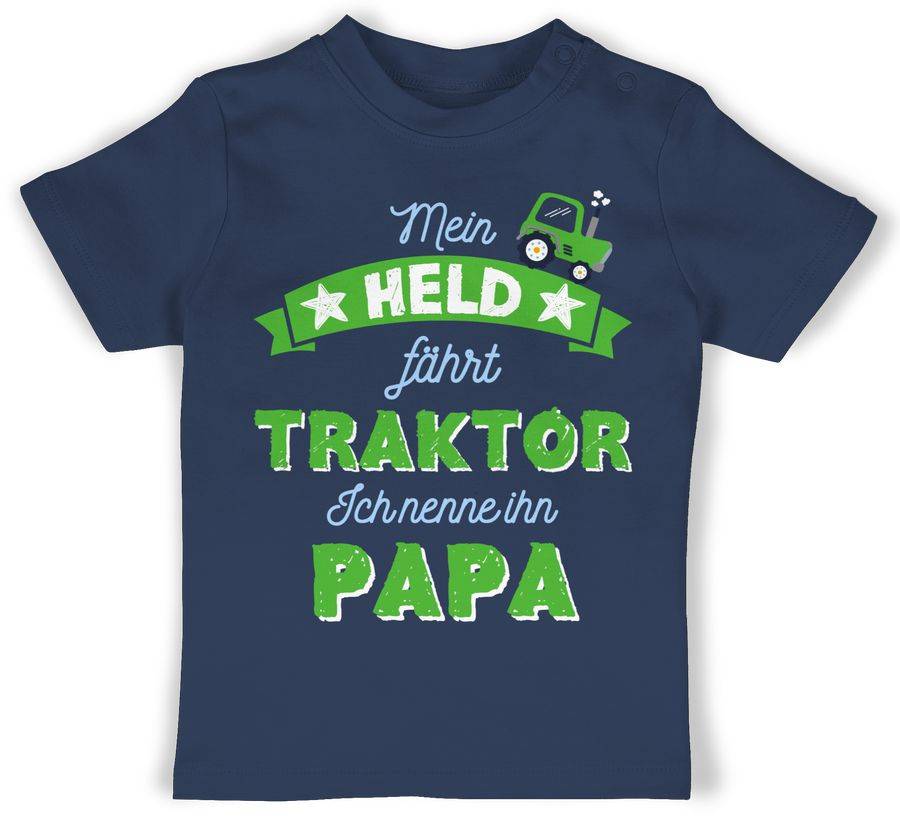 Shirtracer Mein Held fährt Traktor Papa: T-Shirt Gym Bag Shirtracer