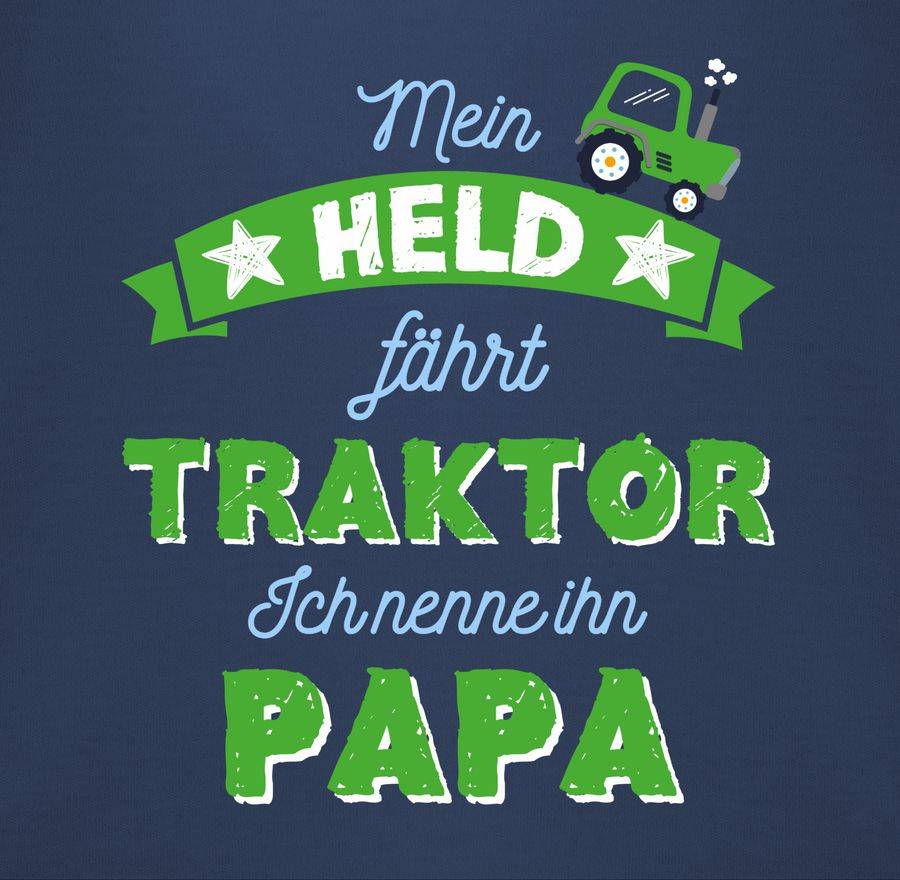 Shirtracer Mein Held Fährt Traktor Papa: T-Shirt Gym Bag Shirtracer