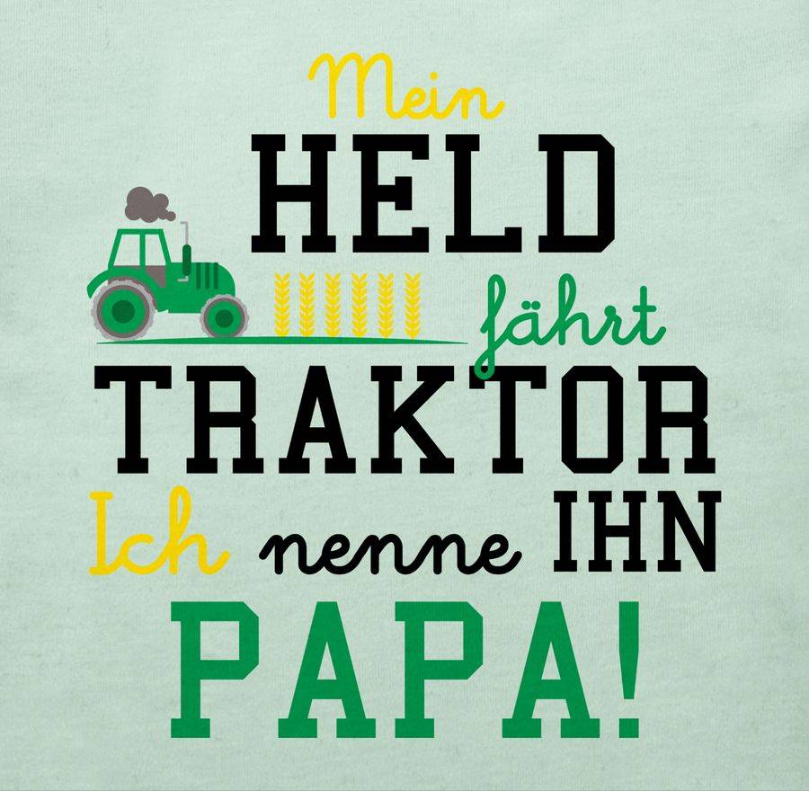 Shirtracer Mein Held Fährt Traktor: T-Shirt Rucksack Shirtracer