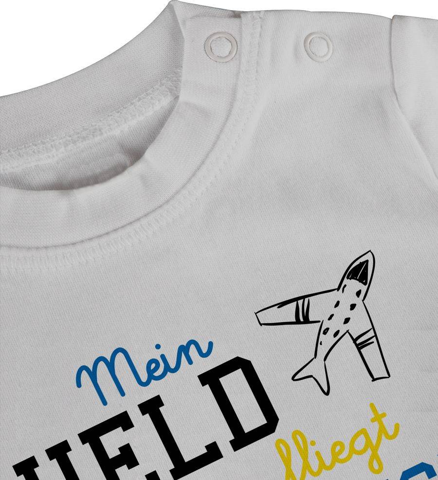 Shirtracer Mein Held Fliegt Flugzeuge: Tshirt Rucksack Shirtracer