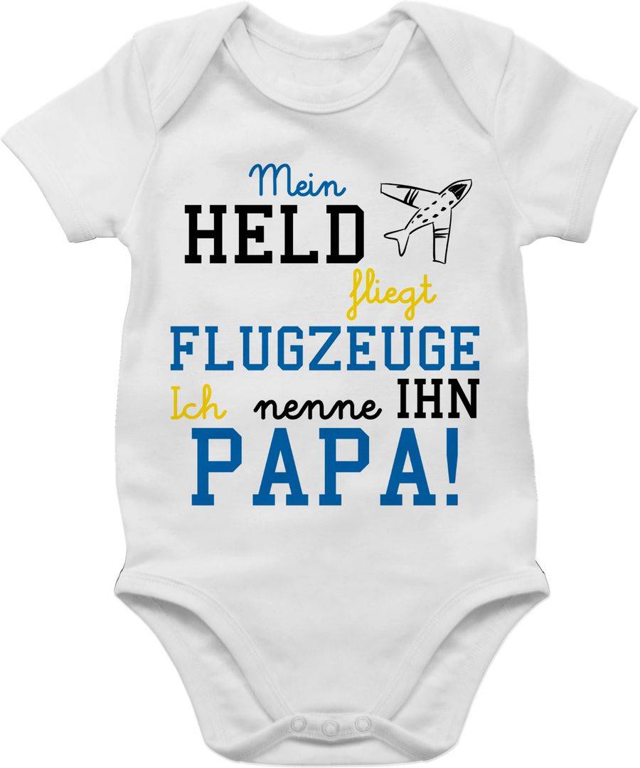 Shirtracer Mein Held fliegt Flugzeuge: Tshirt Rucksack Shirtracer