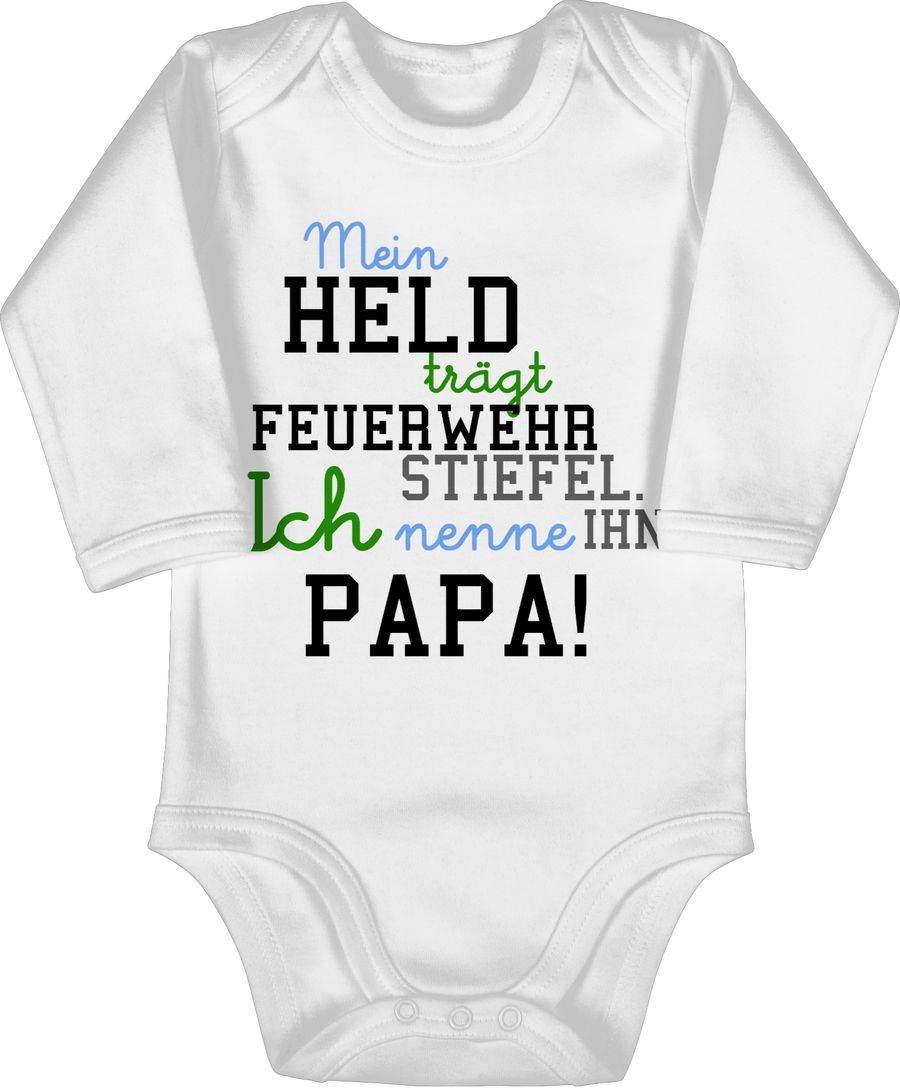 Shirtracer Mein Held Papa Feuerwehr Junge: Tshirt Rucksack Shirtracer