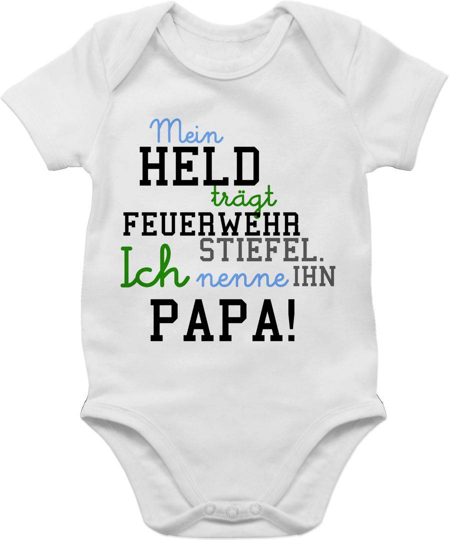 Shirtracer Mein Held Papa Feuerwehr Junge: Tshirt Rucksack Shirtracer