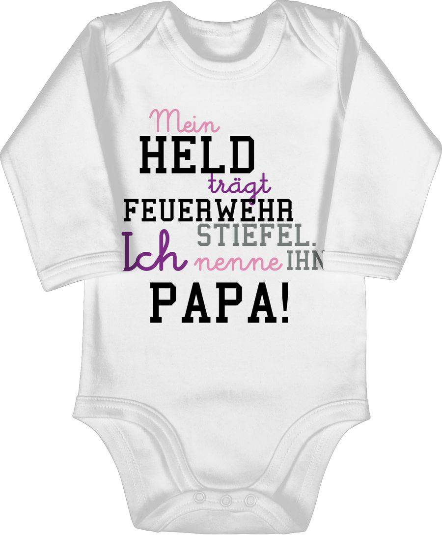 Shirtracer Mein Held Papa Feuerwehrmann Shirts & Mehr Shirtracer