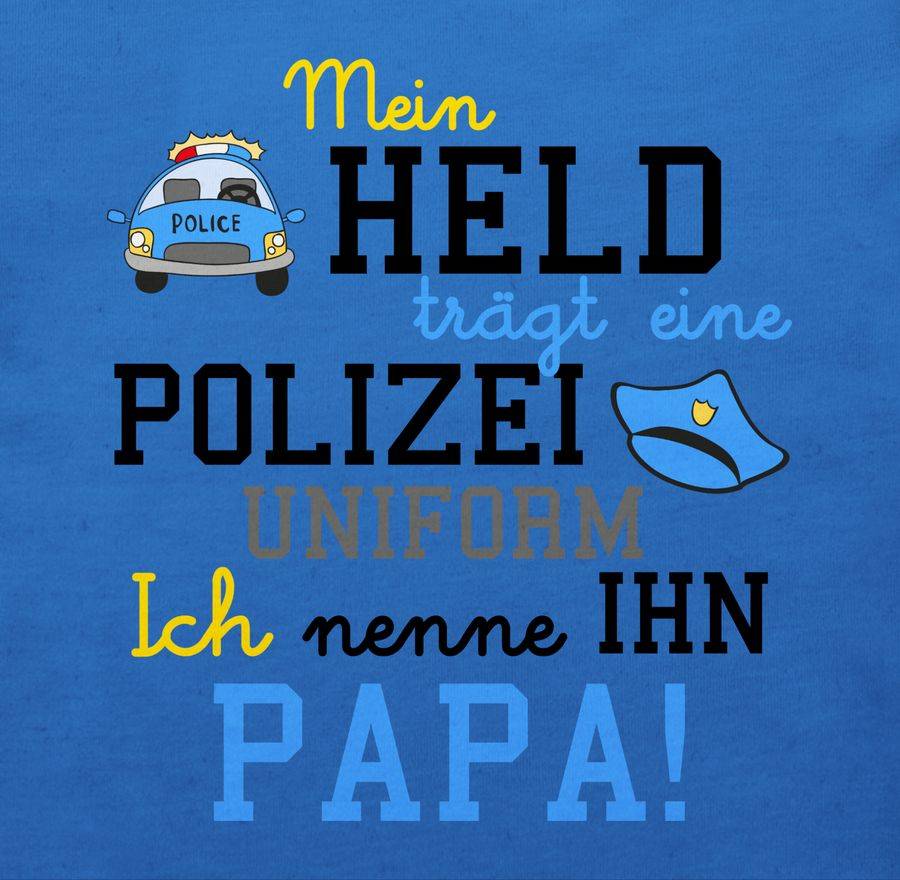 Shirtracer Mein Held Trägt Eine Polizeiuniform: Tshirt Gym Bag Shirtracer
