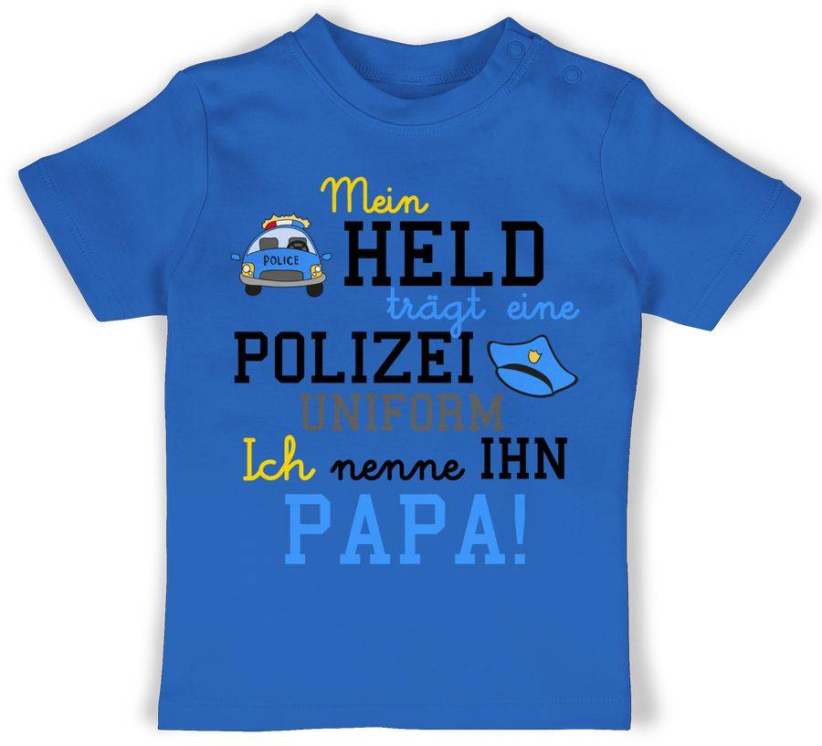 Shirtracer Mein Held trägt eine Polizeiuniform: Tshirt Gym Bag Shirtracer