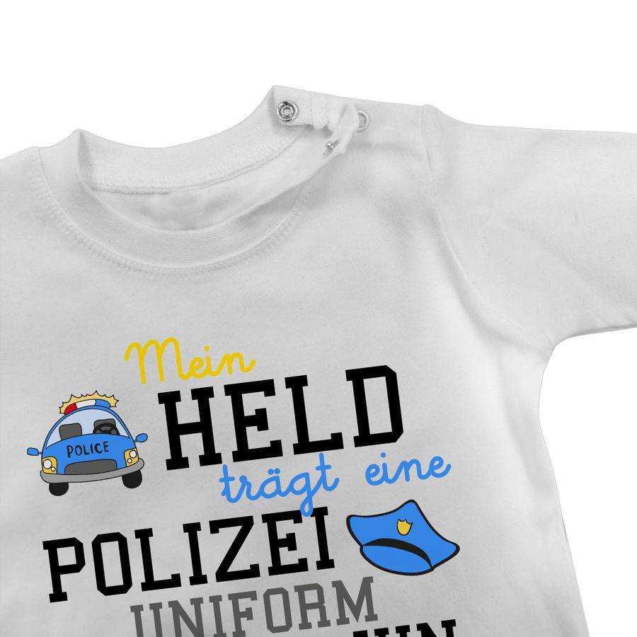 Shirtracer Mein Held Trägt Eine Polizeiuniform: Tshirt Gym Bag Shirtracer