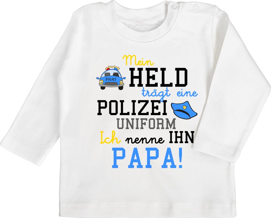Shirtracer Mein Held trägt eine Polizeiuniform: Tshirt Gym Bag Shirtracer