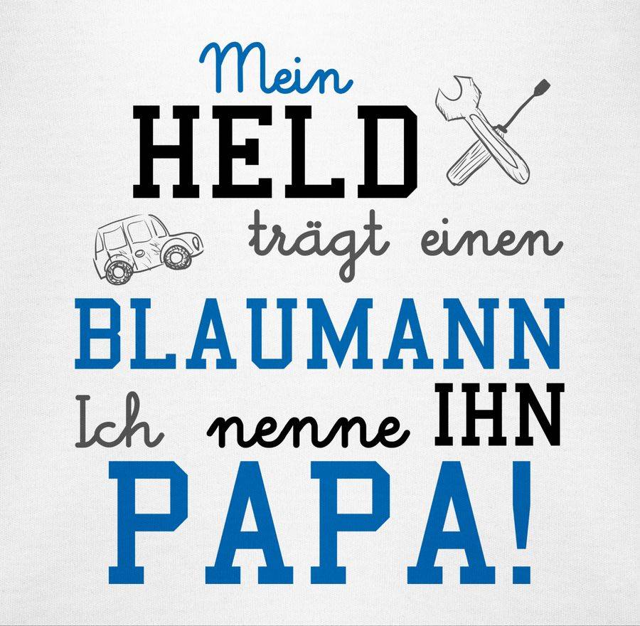 Shirtracer Mein Held Trägt Einen Blaumann: T-Shirt Rucksack Shirtracer