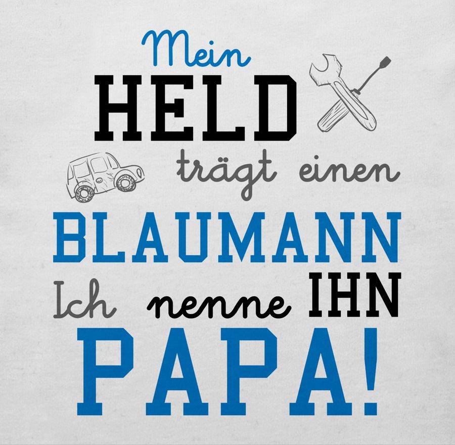 Shirtracer Mein Held Trägt Einen Blaumann: T-Shirt Rucksack Shirtracer