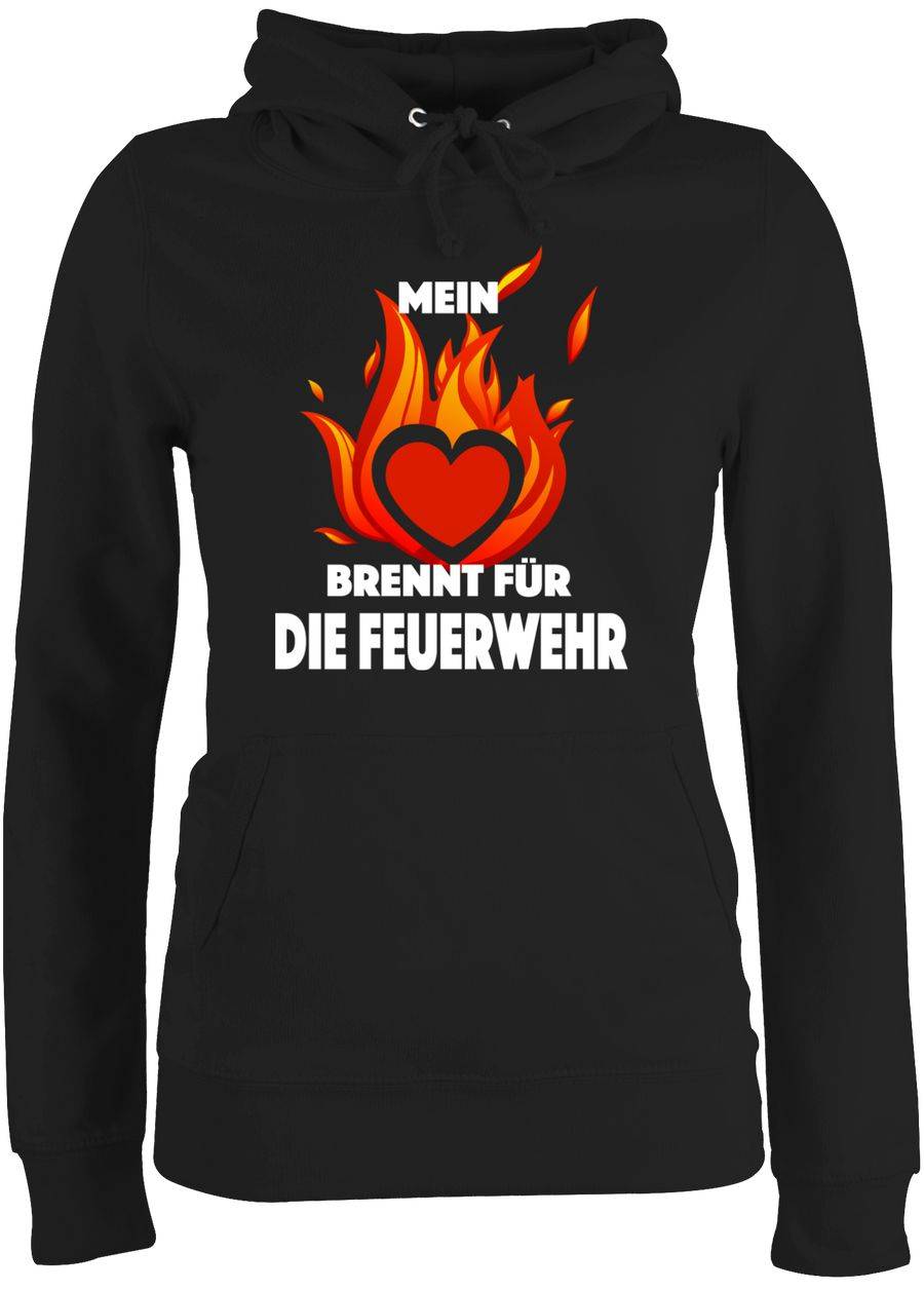 Shirtracer Mein Herz brennt für die Feuerwehr Shirts & Mehr Shirtracer
