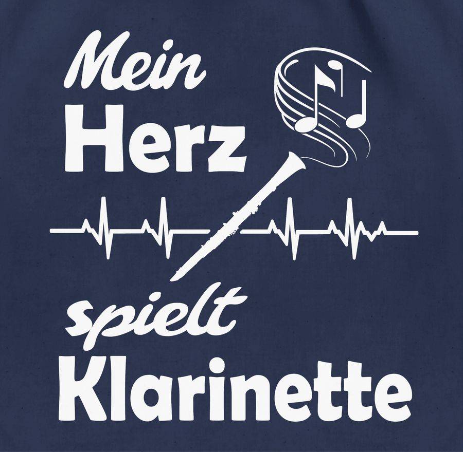 Shirtracer Mein Herz Spielt Klarinette Shirts & Mehr Shirtracer