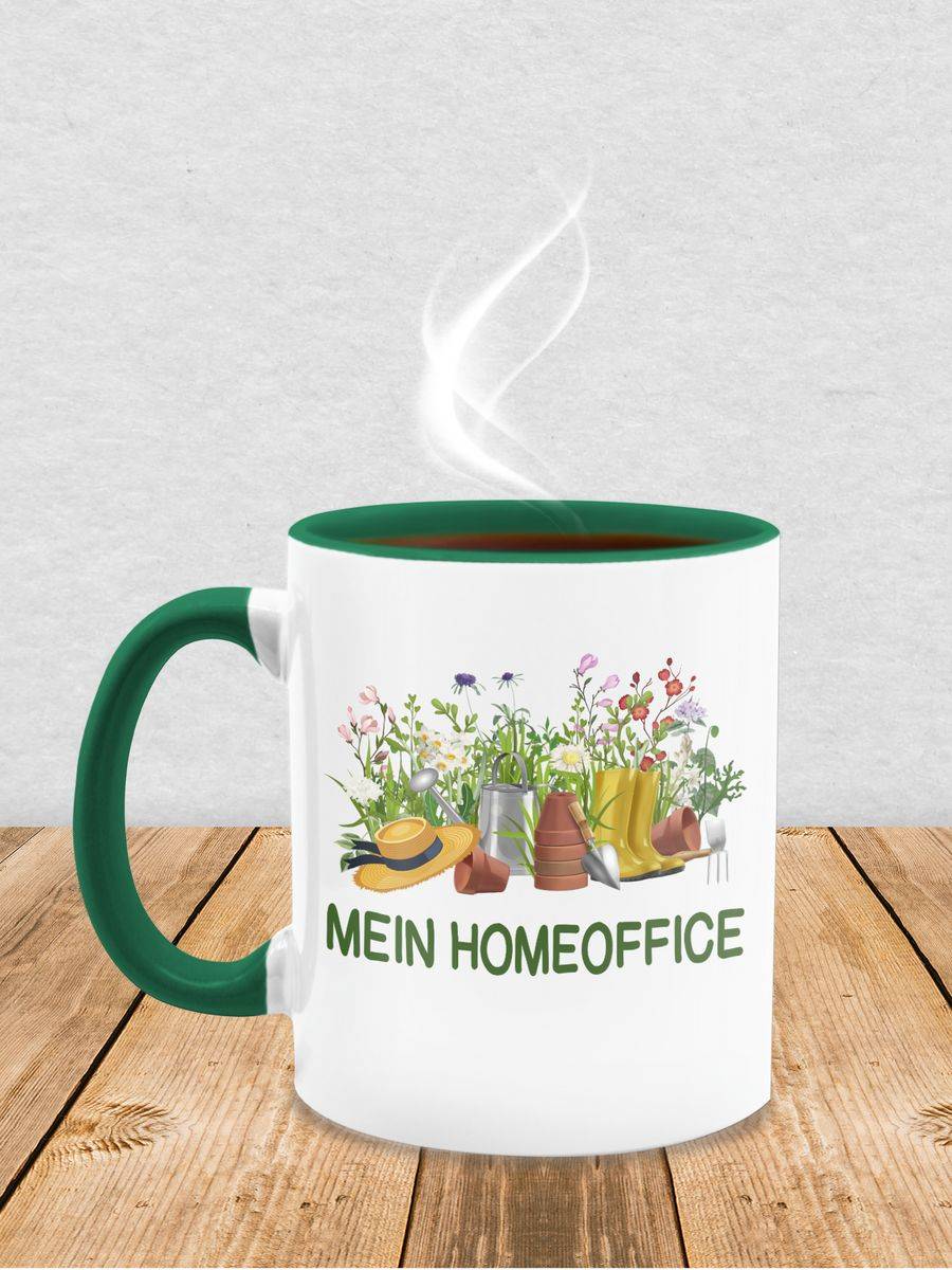 Shirtracer Mein Homeoffice Im Garten Grün: Tshirt Turnbeutel Shirtracer