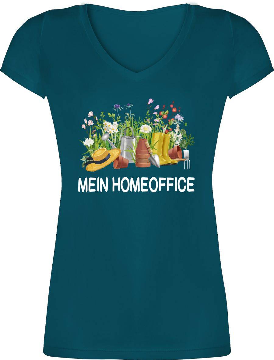 Shirtracer Mein Homeoffice im Garten weiß Shirts & Mehr Shirtracer