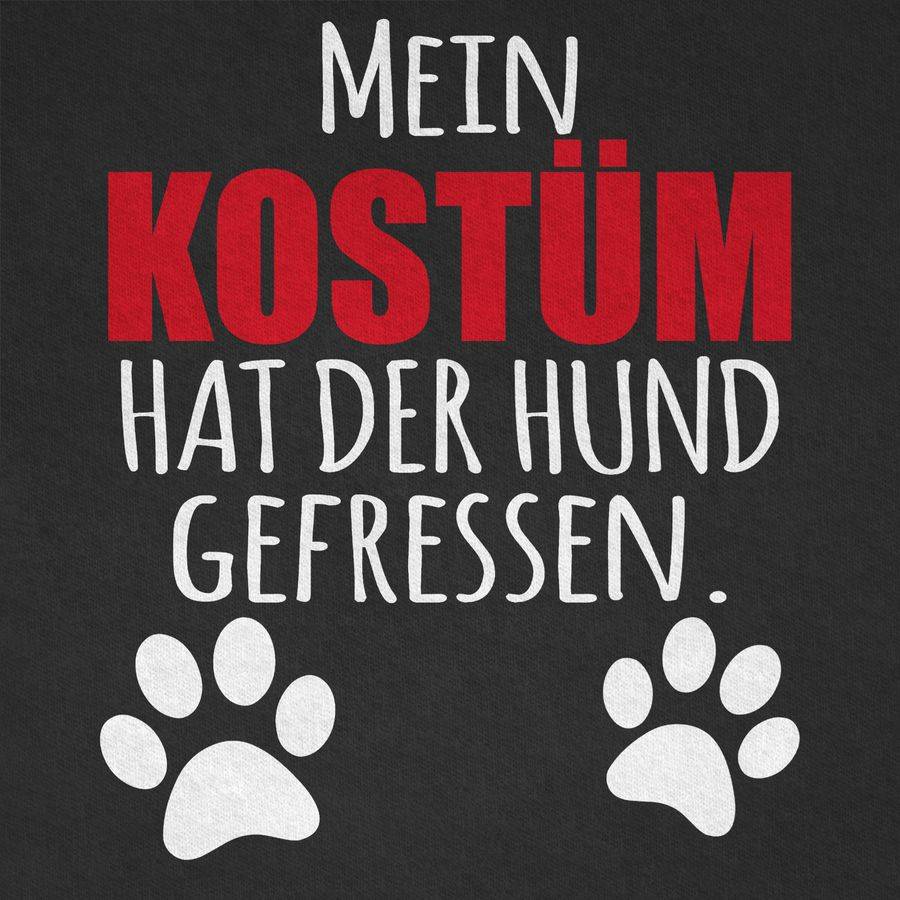 Shirtracer Mein Kostüm Hat Der Hund Gefressen - Weiß/rot Shirts & Mehr Shirtracer