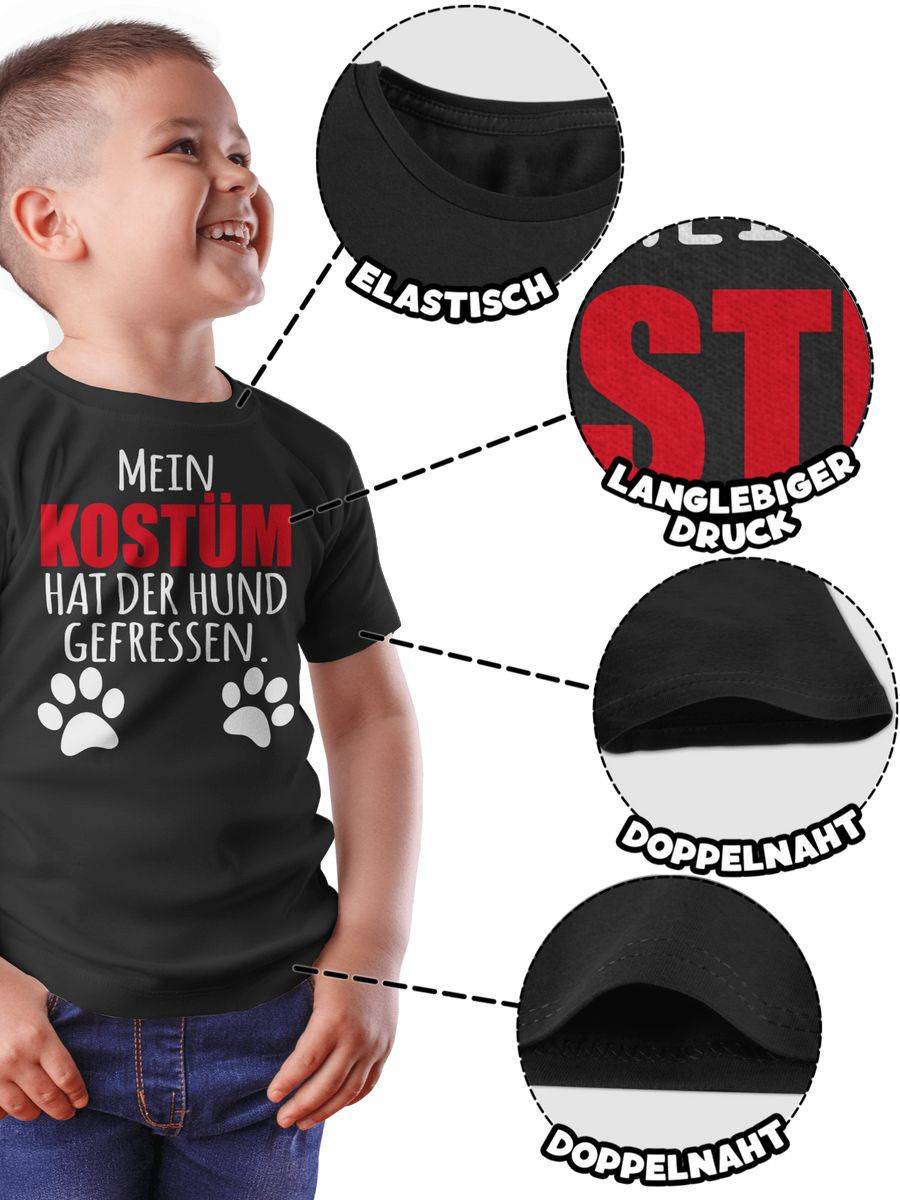 Shirtracer Mein Kostüm Hat Der Hund Gefressen - Weiß/rot Shirts & Mehr Shirtracer