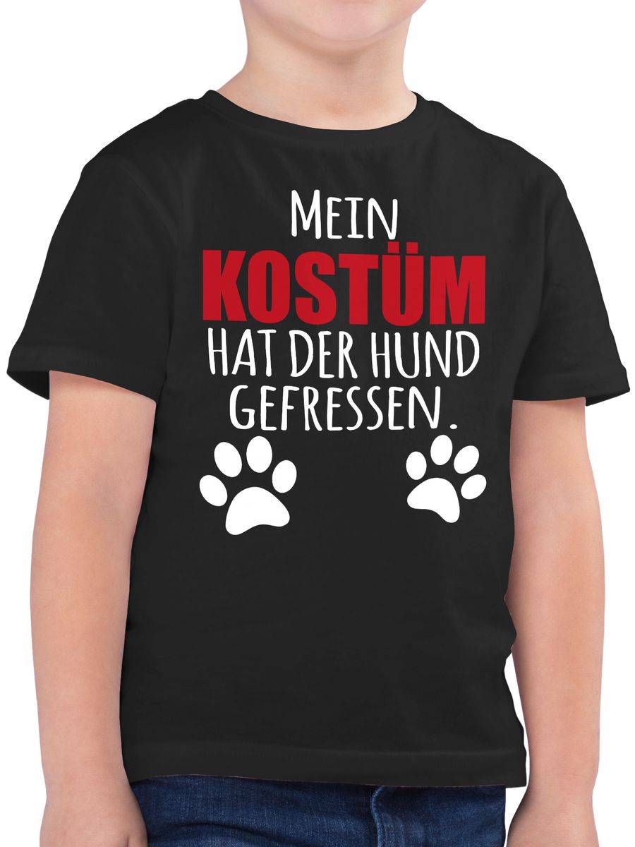 Shirtracer Mein Kostüm hat der Hund gefressen - weiß/rot Shirts & Mehr Shirtracer