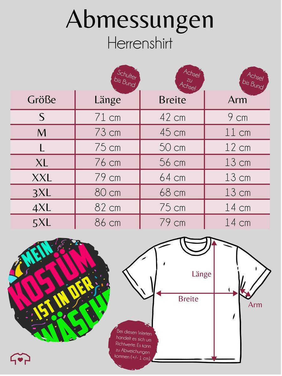 Shirtracer Mein Kostüm Ist In Der Wäsche Grell: Tshirt Rucksack Shirtracer